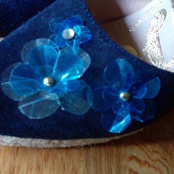 Cuple Suede Espadrille Wedge Sandal Sz37 US7 - Picture 12 of 12